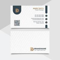 Print Black and White Business Card Design, Law Firm Legal Style Visiting Card Template