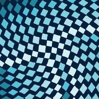 Abstract Wave Blue Squares Pattern Vector