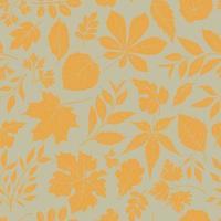 Autumn leaves seamless pattern vector