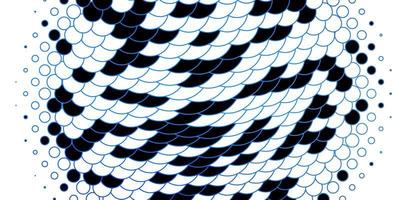 Dark BLUE vector pattern with circles.