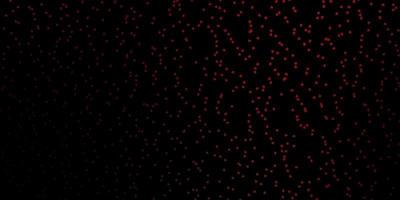 Dark Green, Red vector texture with beautiful stars.