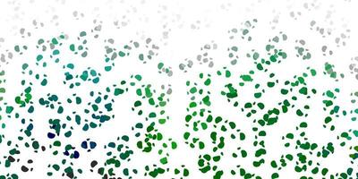 Light green vector texture with memphis shapes.
