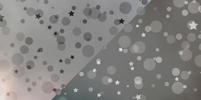 Vector texture with circles, stars.