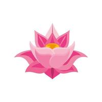 traditional Indian symbol, lotus flower vector