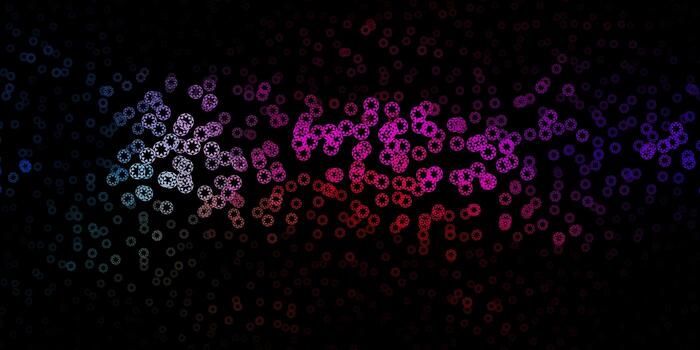 textura de vector verde oscuro, amarillo con discos.