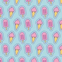 ice creams background vector design
