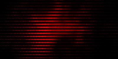 Dark Red vector texture with disks.