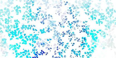 Light blue vector pattern with abstract shapes.