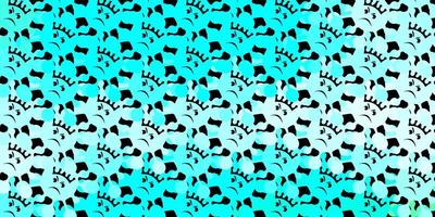Dark green vector backdrop with virus symbols.
