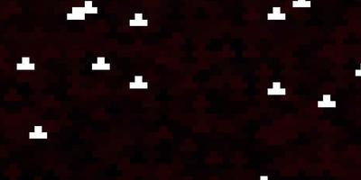 Dark Red vector background with rectangles.