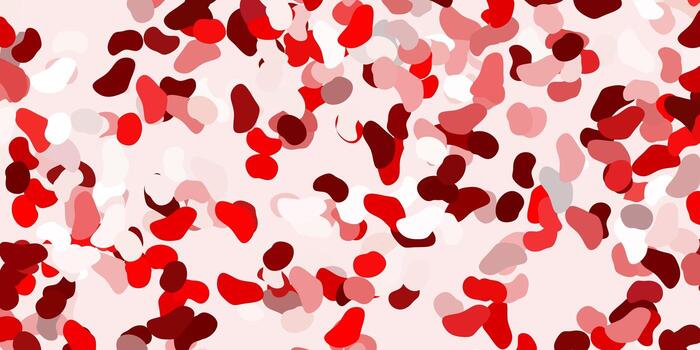 Light orange vector template with abstract forms.