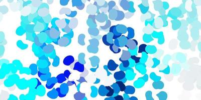 Light blue vector pattern with abstract shapes.