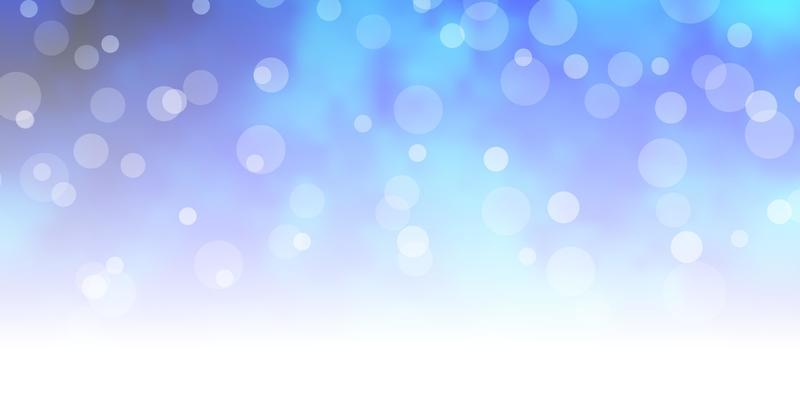 Light BLUE vector background with circles.