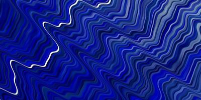 Dark BLUE vector background with lines.