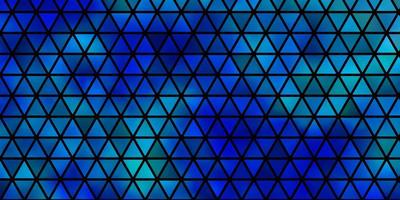 Light BLUE vector backdrop with lines, triangles.