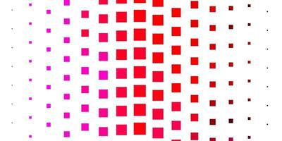 Fondo de vector de color rosa claro, amarillo con rectángulos.