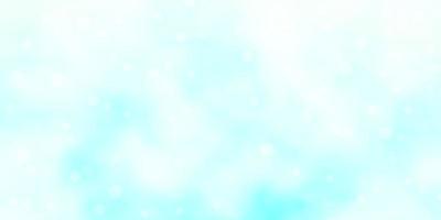 Light BLUE vector pattern with abstract stars.