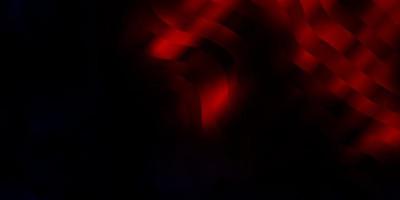 Dark Red vector background with curves.