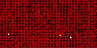 Dark Red vector texture with disks.