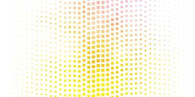 Light Pink, Yellow vector backdrop with rectangles.