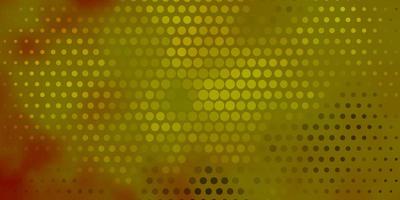 Light Yellow vector background with spots.