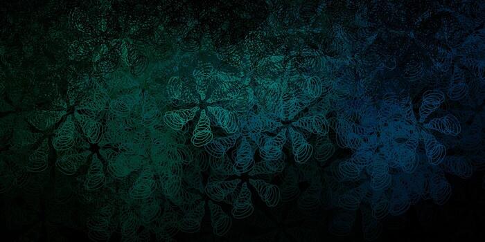 Dark green, yellow vector texture with disks.