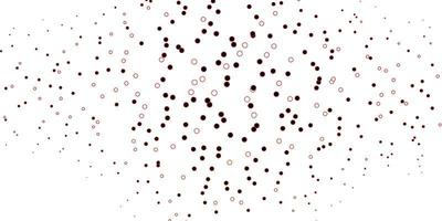 Dark Red vector texture with disks.