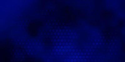 Dark BLUE vector template with circles.