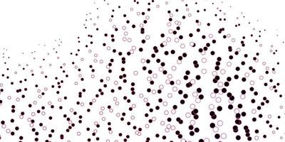 Dark Red vector texture with disks.