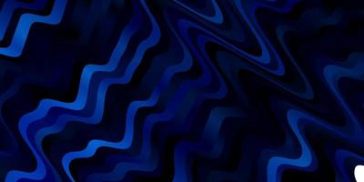Light BLUE vector background with curves.