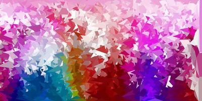 Dark multicolor vector abstract triangle background.