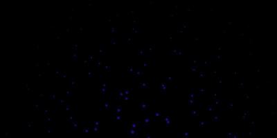 Dark Purple vector texture with beautiful stars.