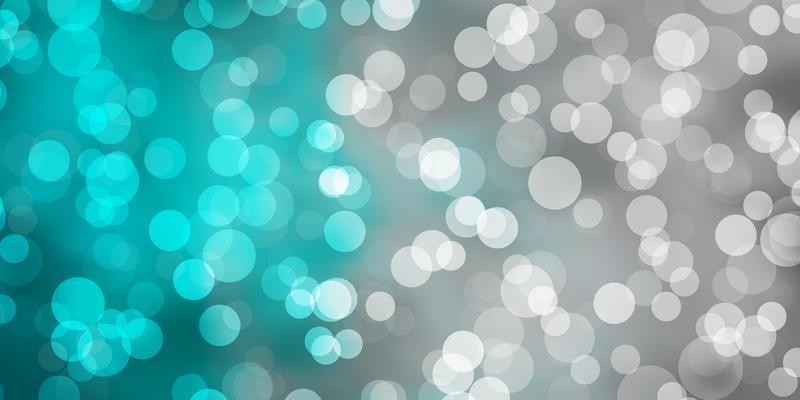 Light BLUE vector template with circles.