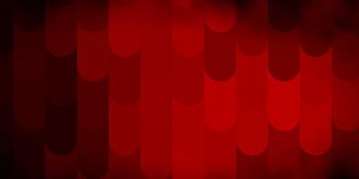 Dark Red vector background with lines.