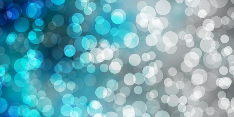 Light BLUE vector template with circles.
