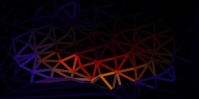 Dark multicolor vector triangle mosaic background.