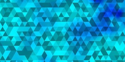 Light BLUE vector backdrop with lines, triangles.