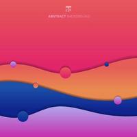 Abstract background trendy fluid shape colorful gradient modern concept. vector