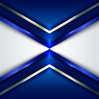 Abstract technology concept blue metallic angle arrows vector