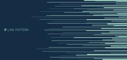 Abstract light green horizontal speed lines pattern on blue background and texture. vector