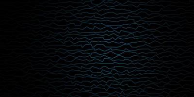 Dark BLUE vector background with lines.