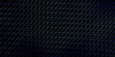 Dark BLUE vector background with lines.