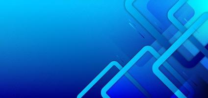 Abstract minimal style blue gradient background vector