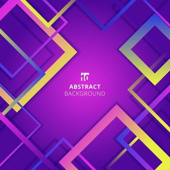 patrón de borde cuadrado geométrico abstracto vector