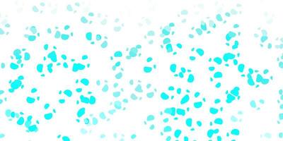 Light green vector texture with memphis shapes.