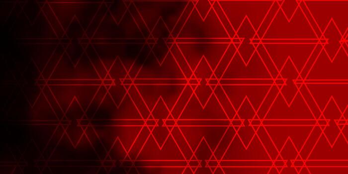 textura de vector rojo oscuro con estilo triangular.