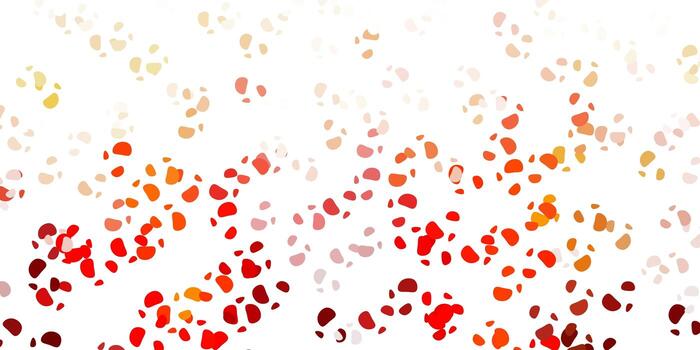 Light orange vector template with abstract forms.