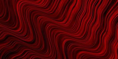 Dark Red vector texture with wry lines.