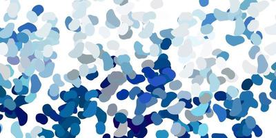 Light blue vector pattern with abstract shapes.