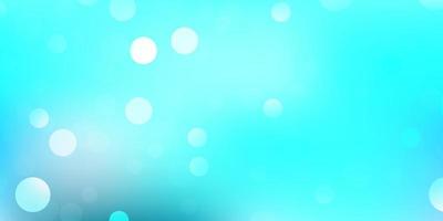 Light blue vector template with abstract forms.